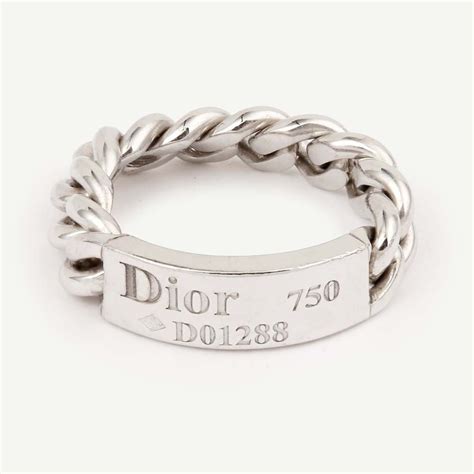 bague gourmette dior|bague de luxe Dior.